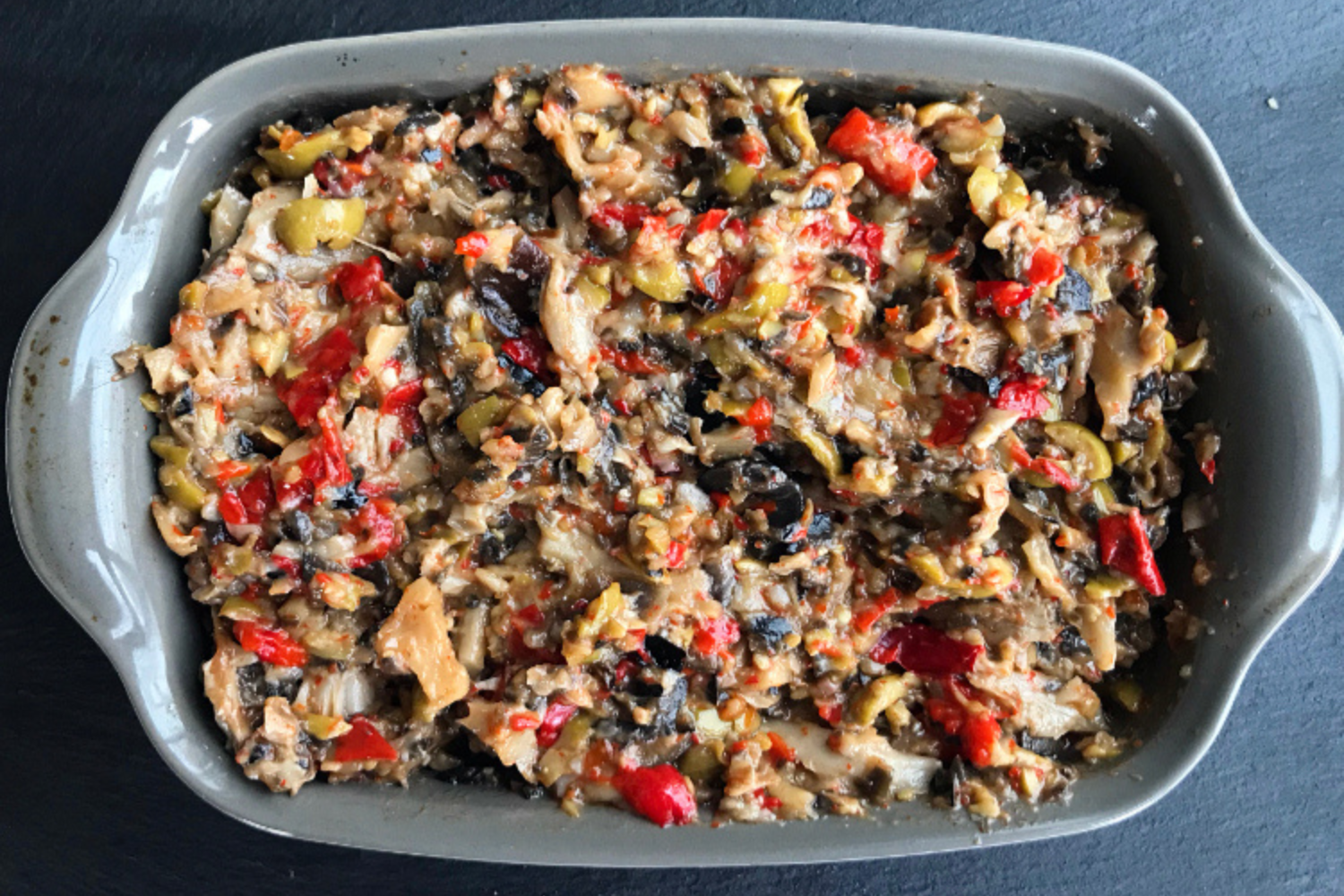 Blue Oyster Mushroom Eggplant Tapenade – minimushroomfarms.com